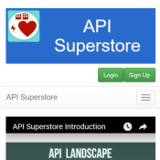 API Superstore preview tile